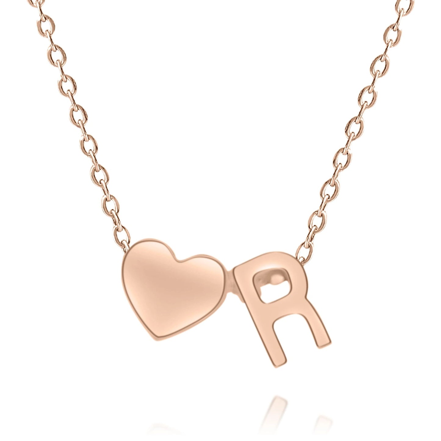 Collier Coeur Initiale Personnalisée
