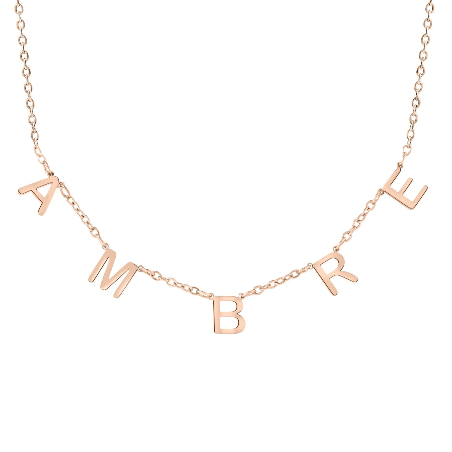 Collana Choker con Iniziali Pendenti