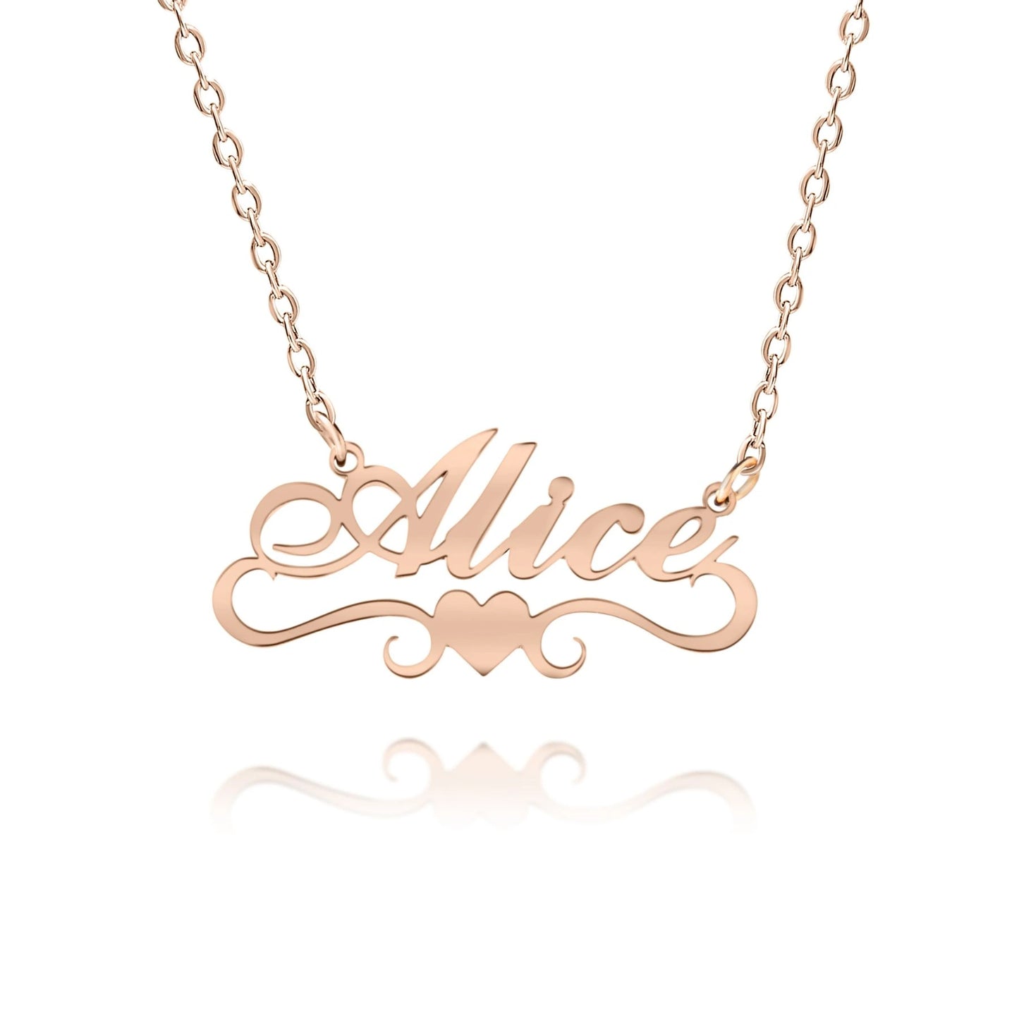 Collier Personnalisé avec Cœur