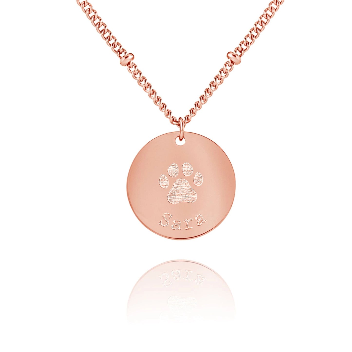 Collier Personnalisé avec Empreinte de Patte