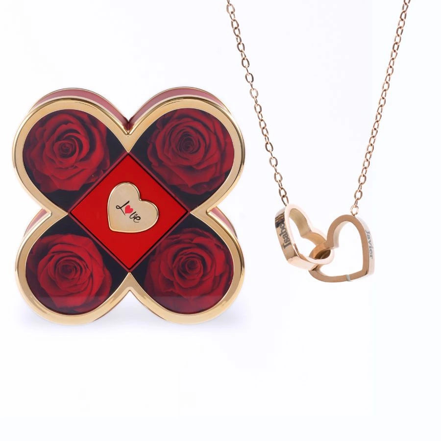 Coffret Chance Éternelle & Collier Personnalisé
