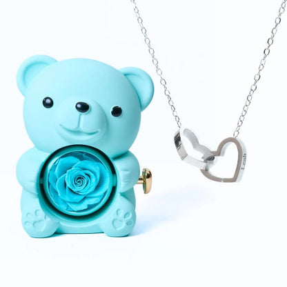 Ours Éternel & Collier Personnalisé