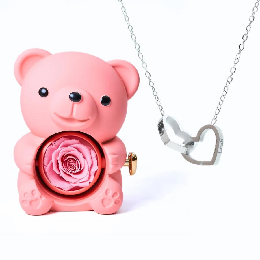 Ours Éternel & Collier Personnalisé