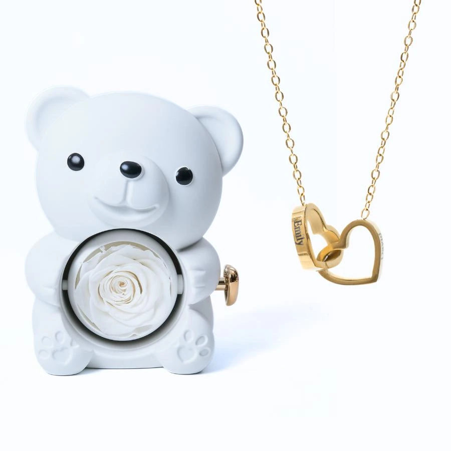 Ours Éternel & Collier Personnalisé