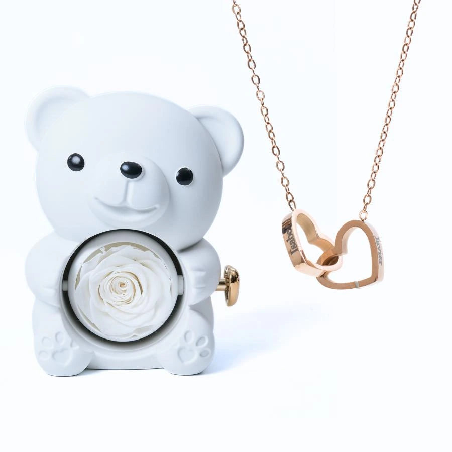Ours Éternel & Collier Personnalisé