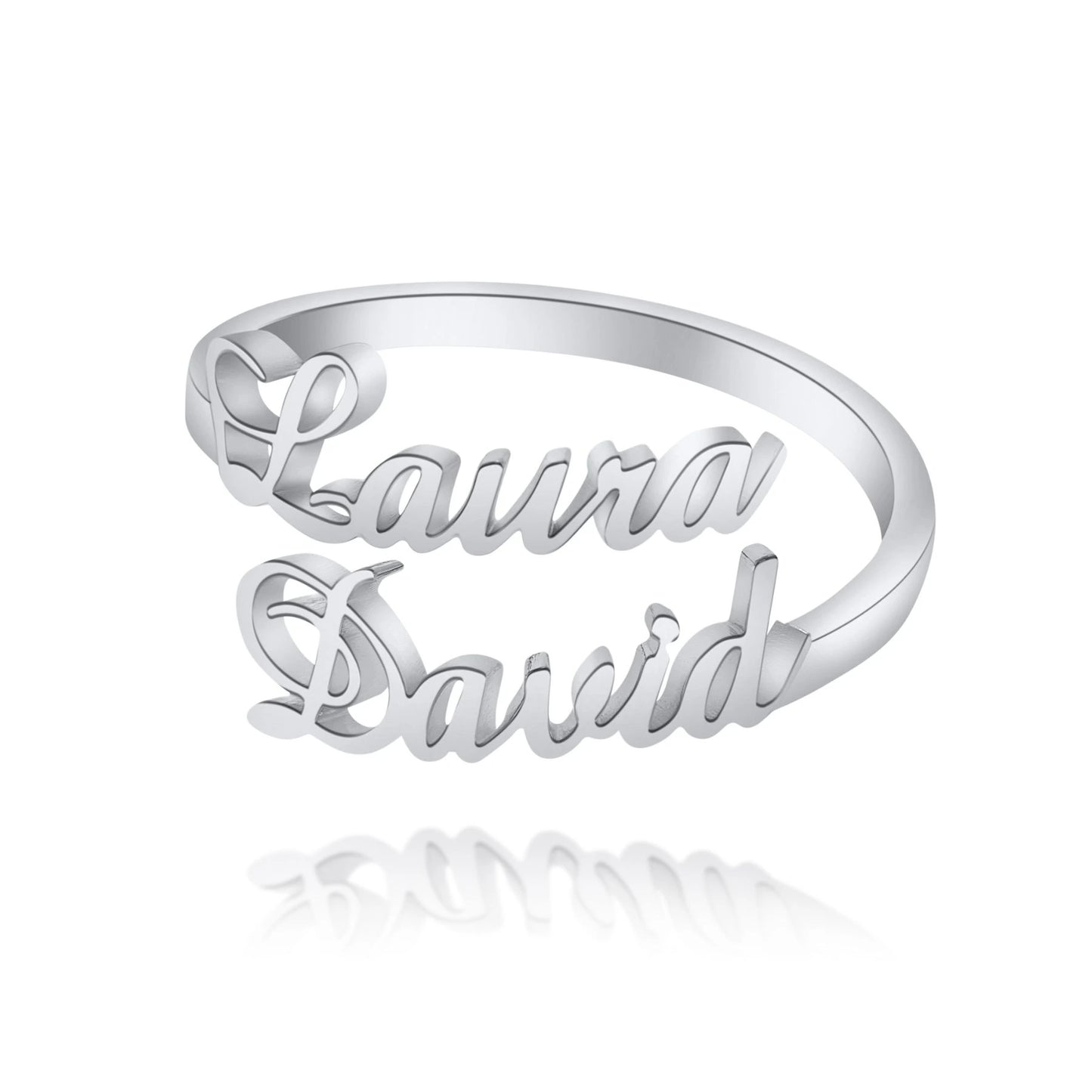 Bague Deux Prénoms Personnalisée