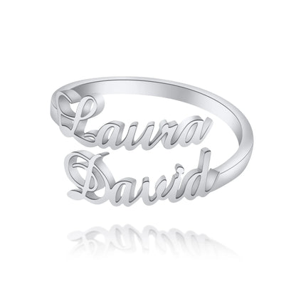 Bague Deux Prénoms Personnalisée
