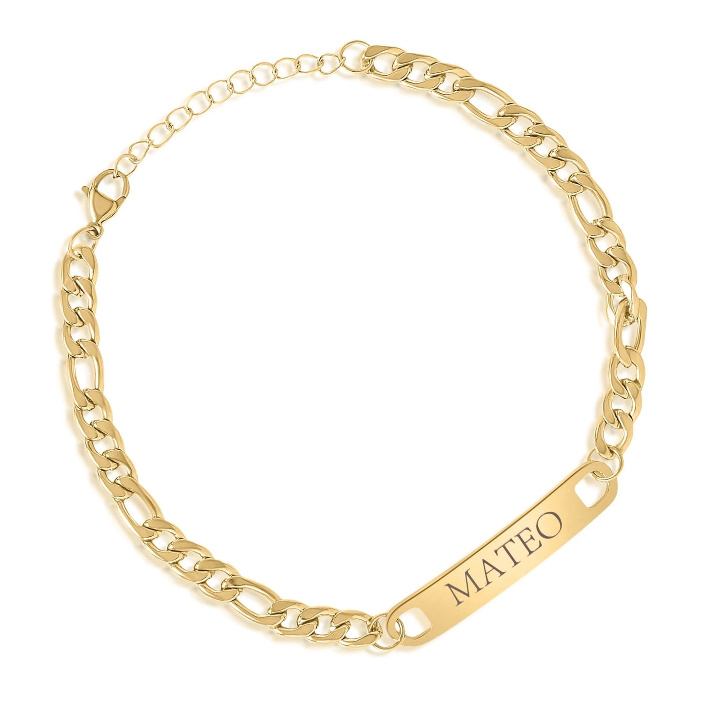 Bracelet Gourmette Personnalisé pour Homme