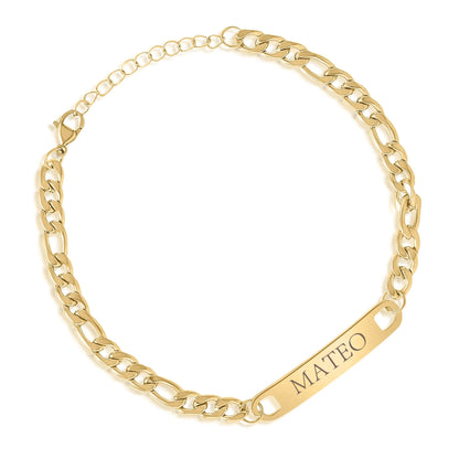 Bracelet Gourmette Personnalisé pour Homme