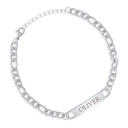Bracelet Gourmette Personnalisé pour Homme