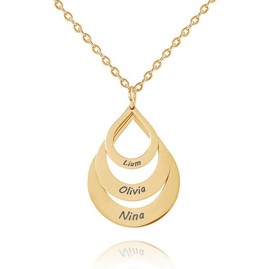 Collar Colgante Personalizado con Varios Nombres