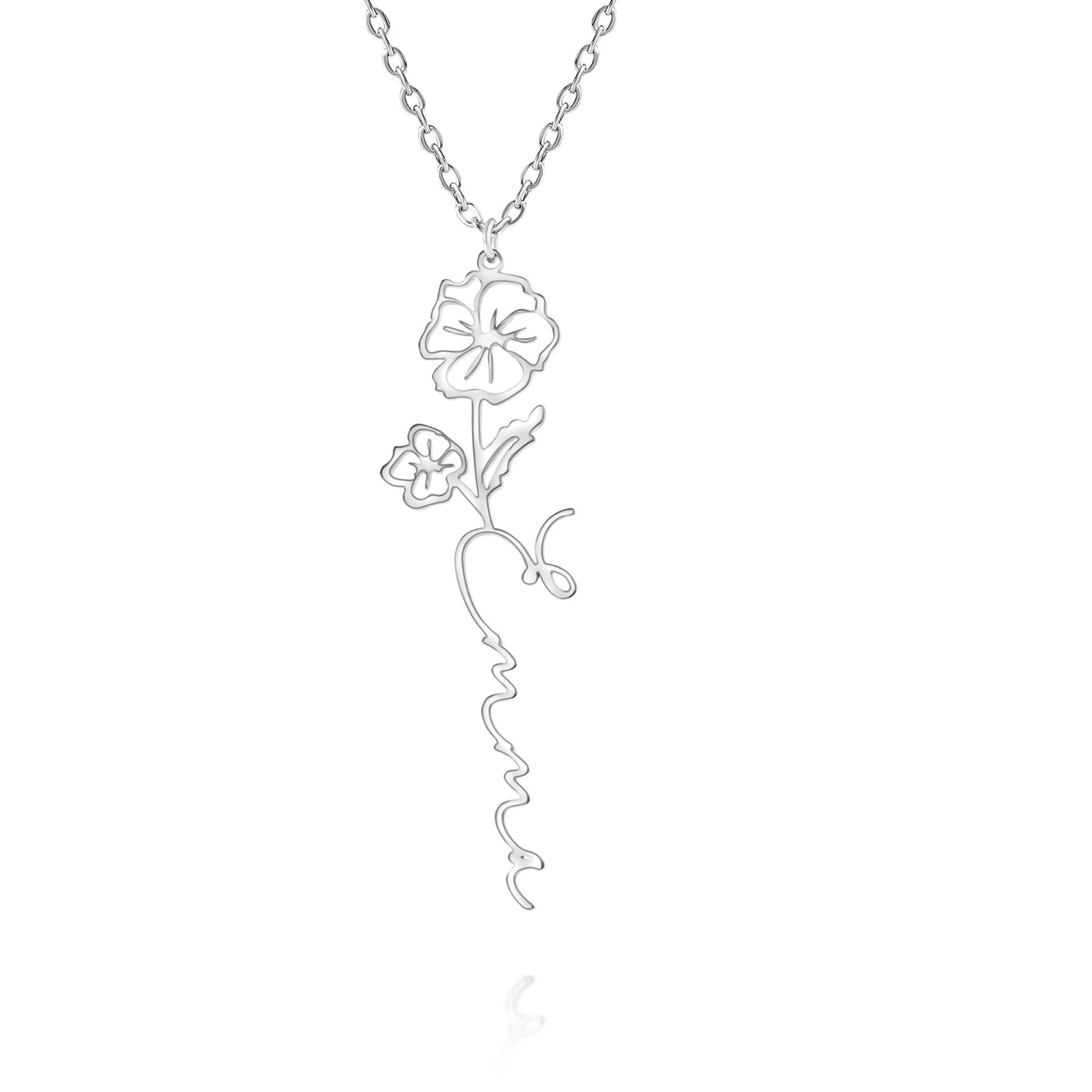 Collier Prénom Fleur