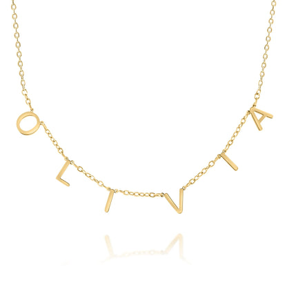 Collana Choker con Iniziali Pendenti