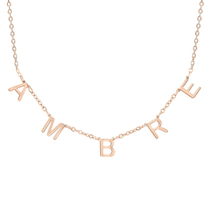 Collana Choker con Iniziali Pendenti
