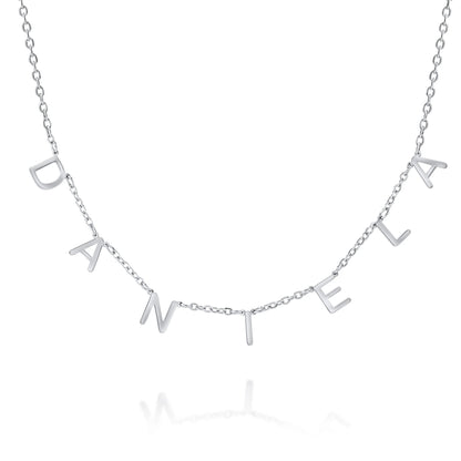 Collana Choker con Iniziali Pendenti