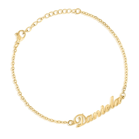 Bracelet de Cheville Personnalisé avec Prénom