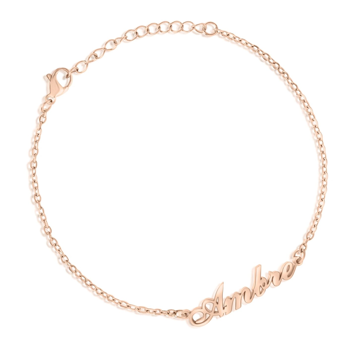 Bracelet de Cheville Personnalisé avec Prénom