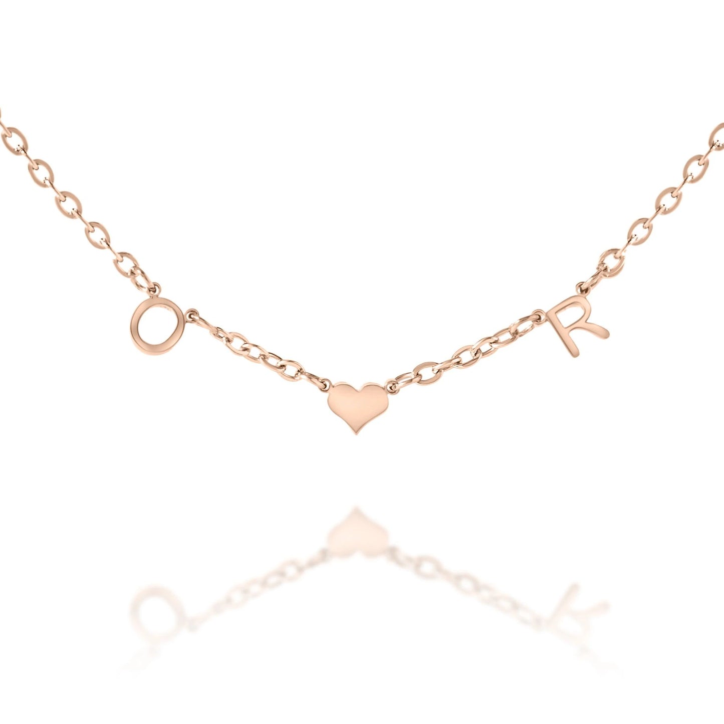 Collier Initiales Amour