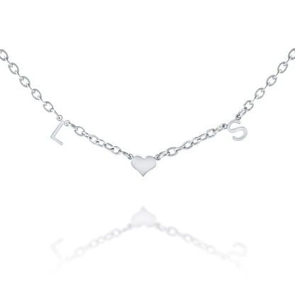 Collier Initiales Amour
