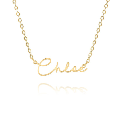 Collier Signature Horizontal Personnalisé