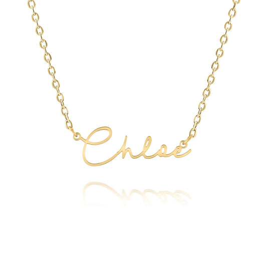 Collier Signature Horizontal Personnalisé