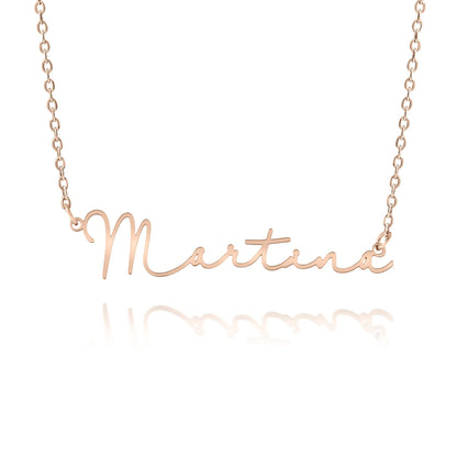 Collier Signature Horizontal Personnalisé
