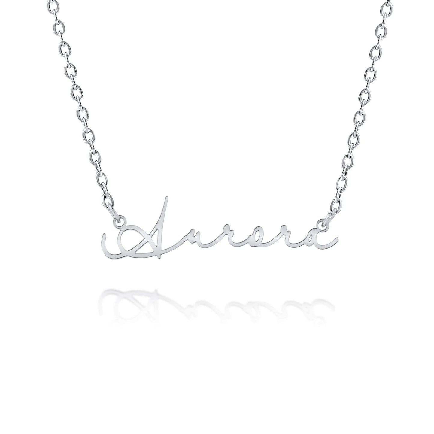 Collier Signature Horizontal Personnalisé