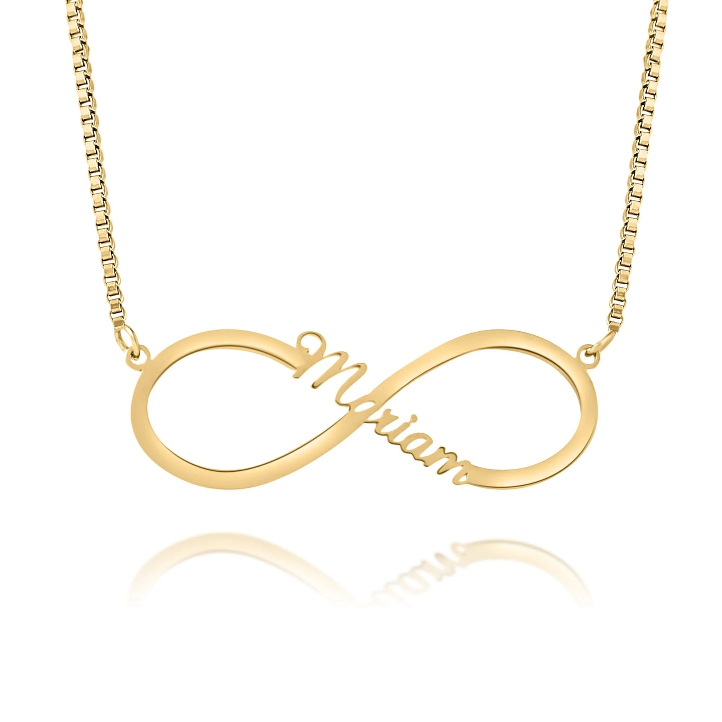 Collier Prénom Infini Personnalisé