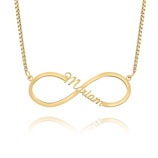 Collar Infinito con Nombre Personalizado