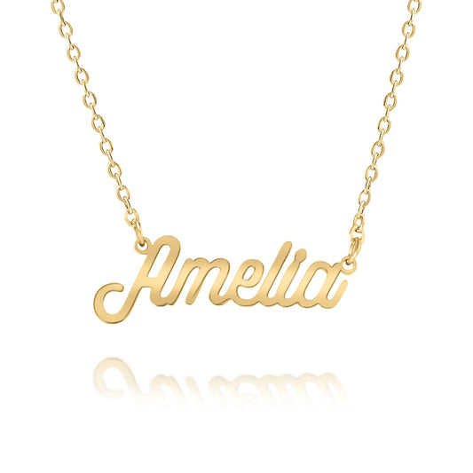 Collier Personnalisé Prénom Chaîne Fine