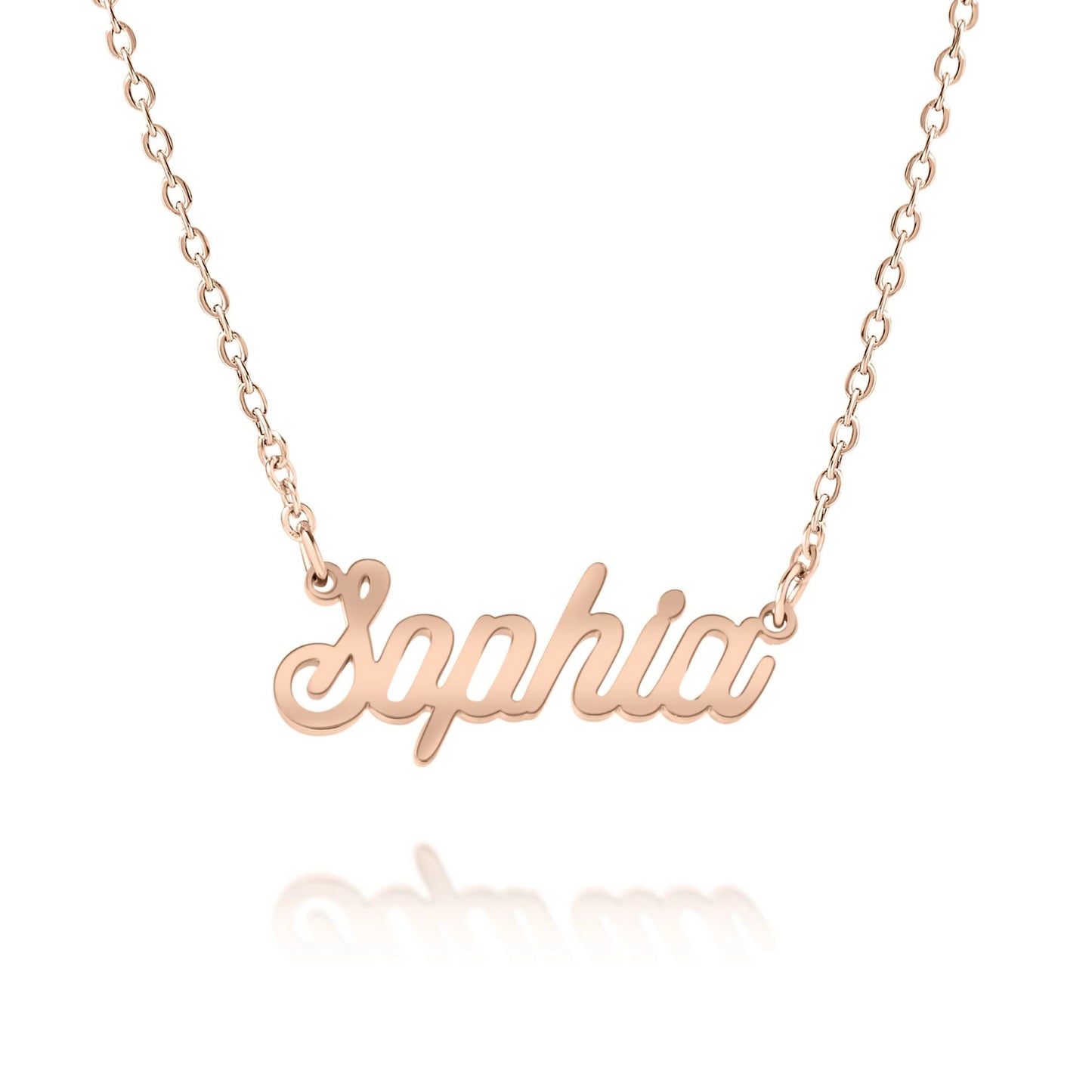Collier Personnalisé Prénom Chaîne Fine