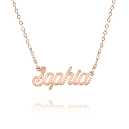 Collier Personnalisé Prénom Chaîne Fine