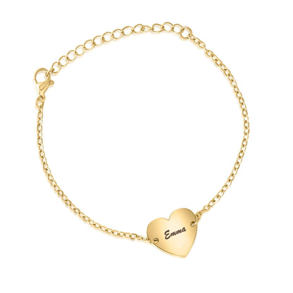 Bracelet Coeur Personnalisée Couple