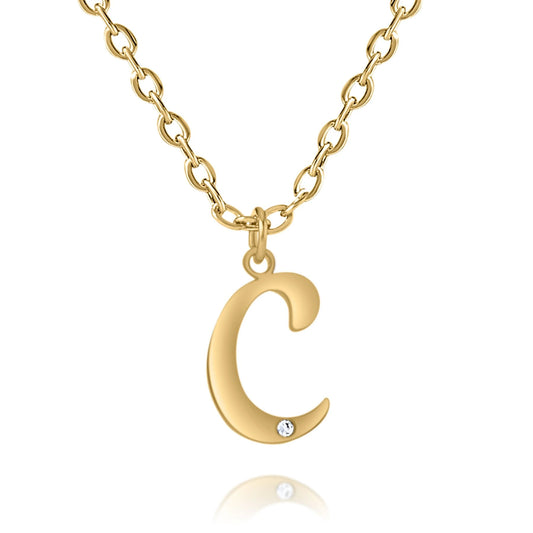 Collar con Inicial de Diamante Personalizado
