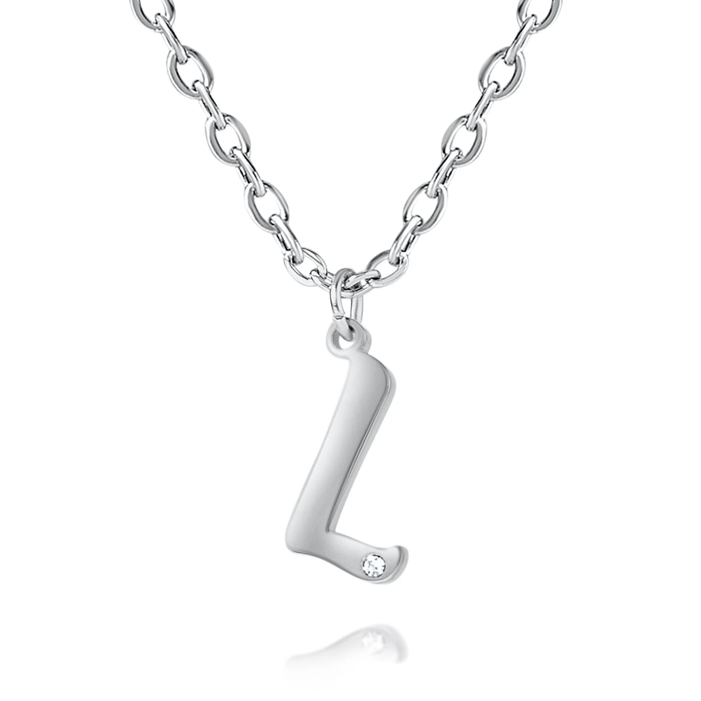 Collier Initiale Personnalisé avec Diamant