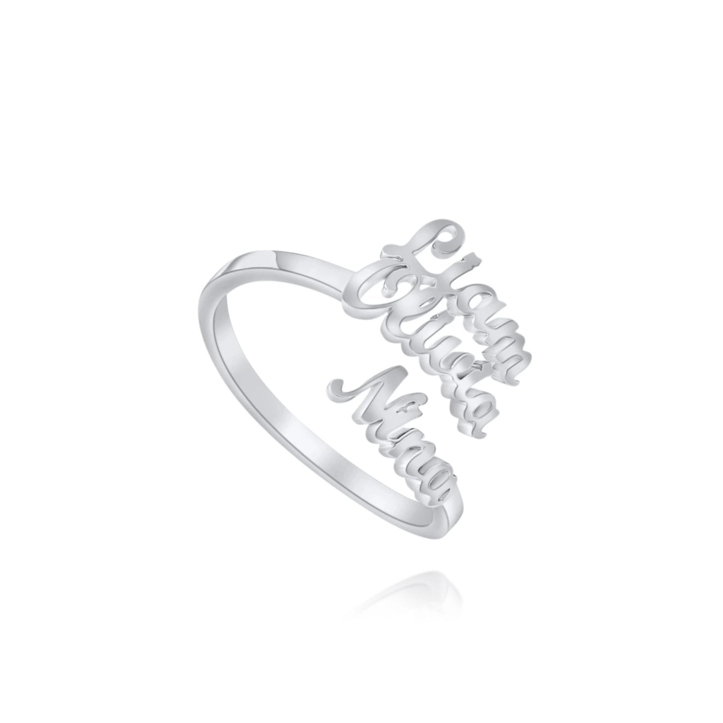 Bague Personnalisée 3 Prénoms