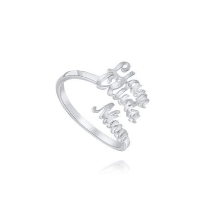 Bague Personnalisée 3 Prénoms