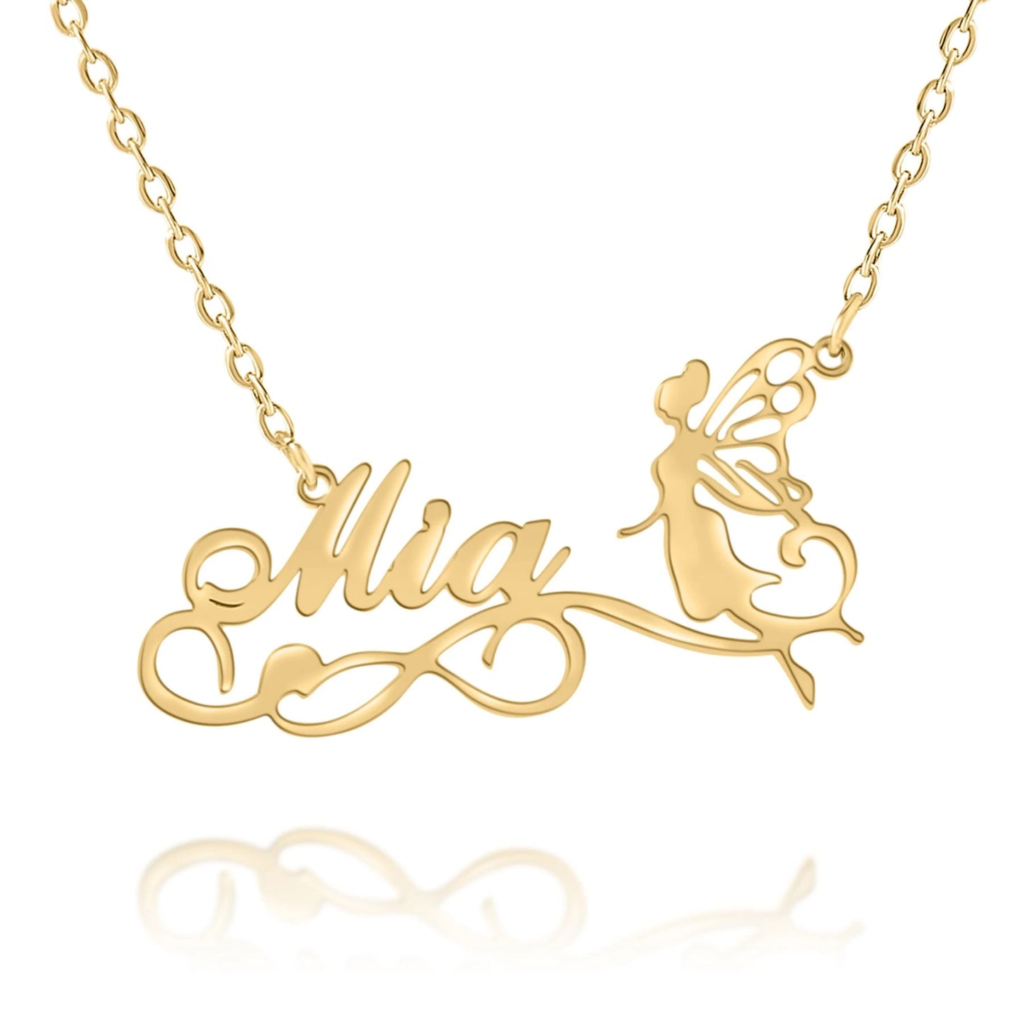 Collier Prénom Fée Enchantée