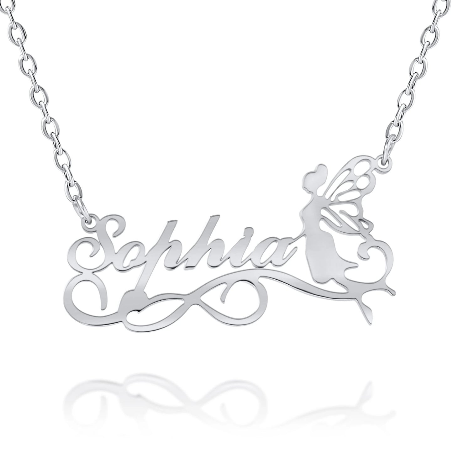Collier Prénom Fée Enchantée