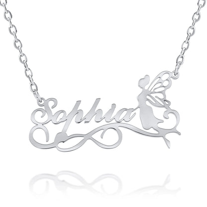 Collier Prénom Fée Enchantée