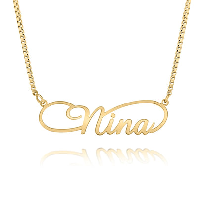 Collier Prénom Infini Chaîne Fine