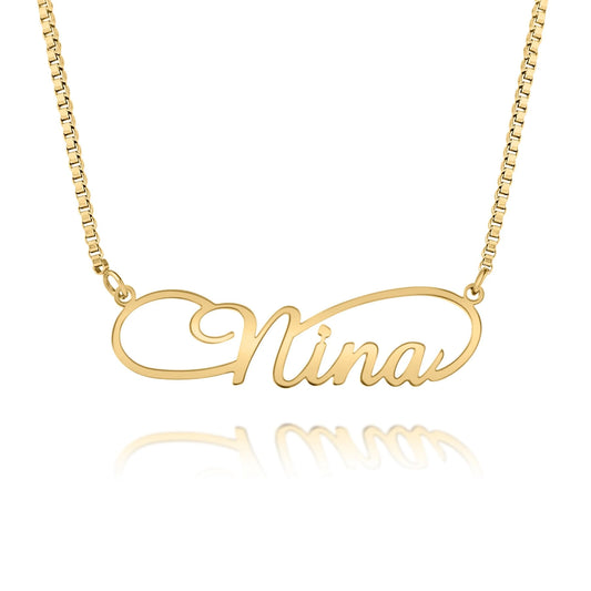 Collier Prénom Infini Chaîne Fine