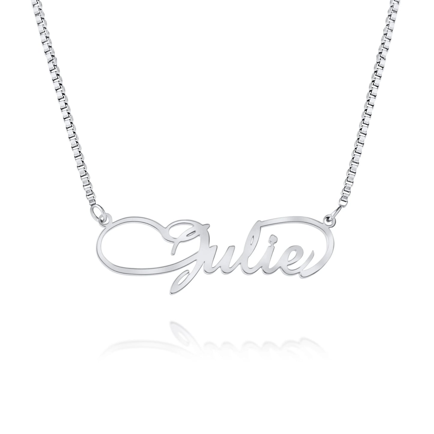 Collier Prénom Infini Chaîne Fine