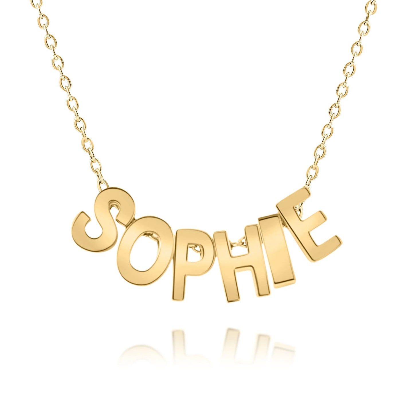 Collar con Inicial en Minúscula Personalizado