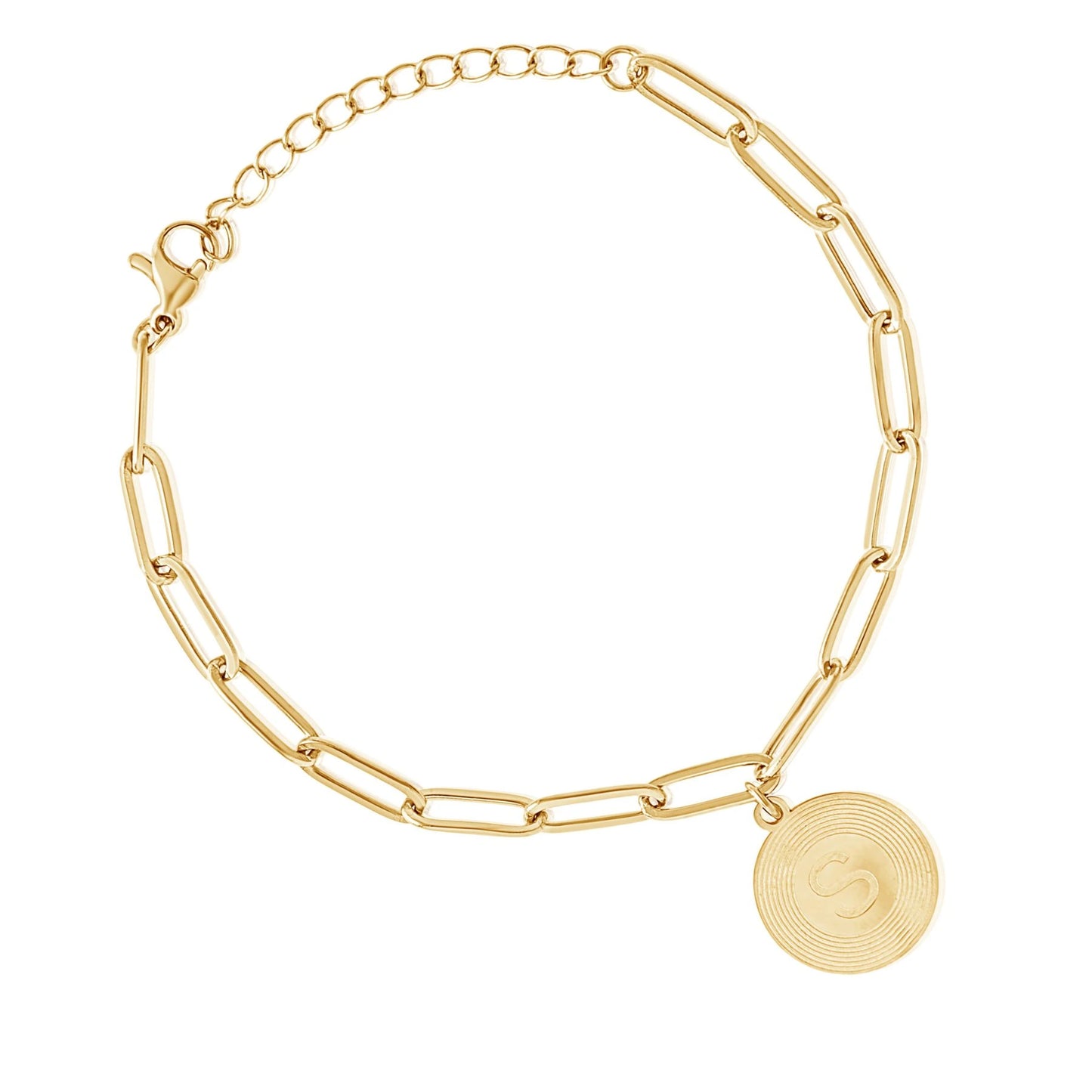 Bracelet Personnalisé Sunburst avec Initiale