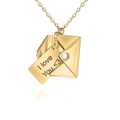 Collier Personnalisé Lettre & Enveloppe