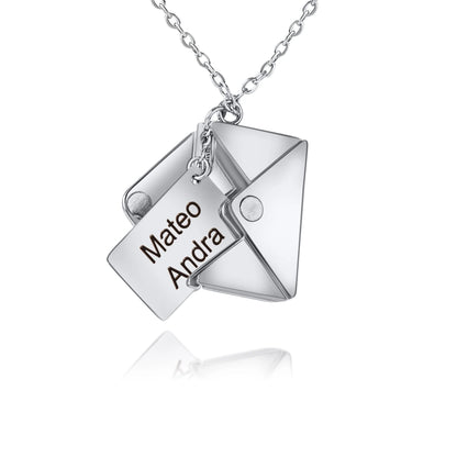 Collier Personnalisé Lettre & Enveloppe