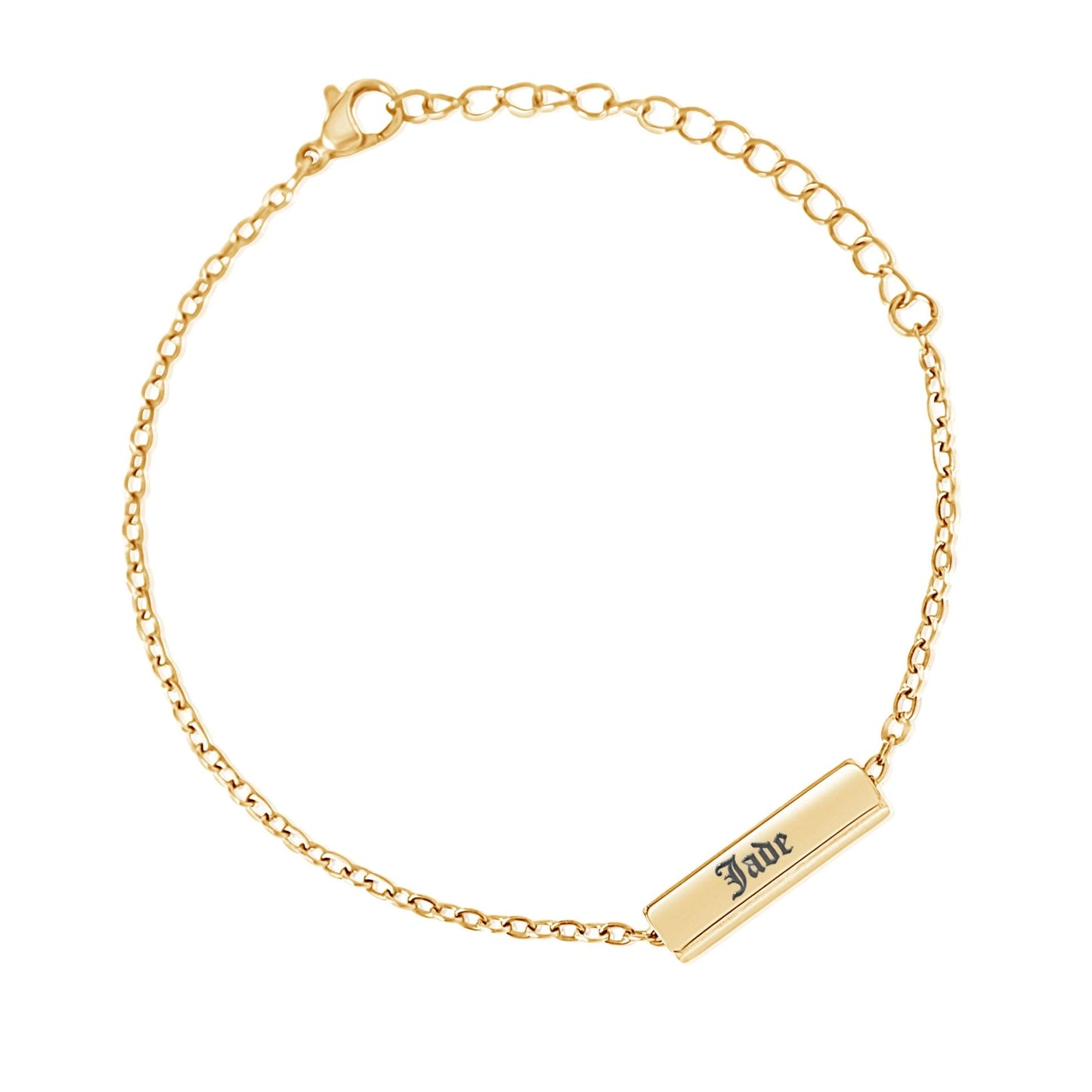 Bracelet avec Barre 3D Personnalisée