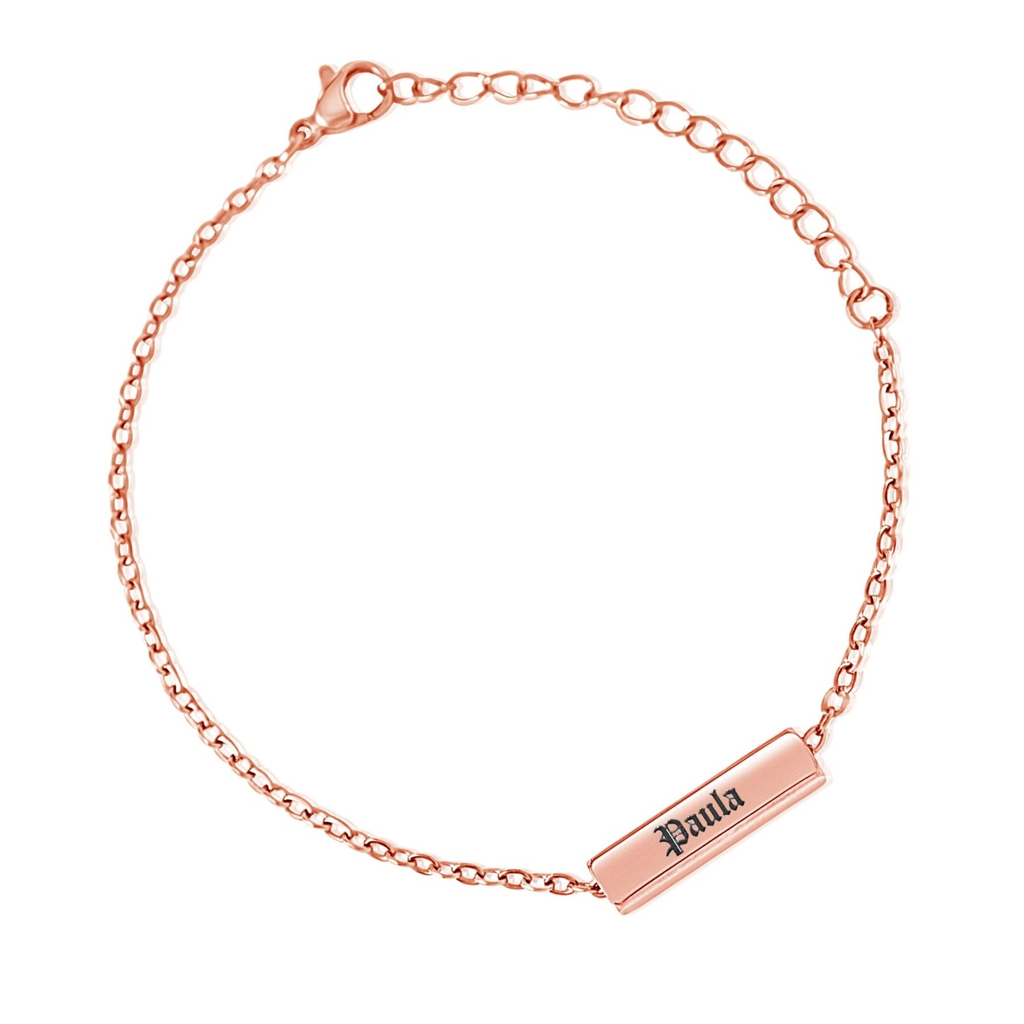Bracelet avec Barre 3D Personnalisée