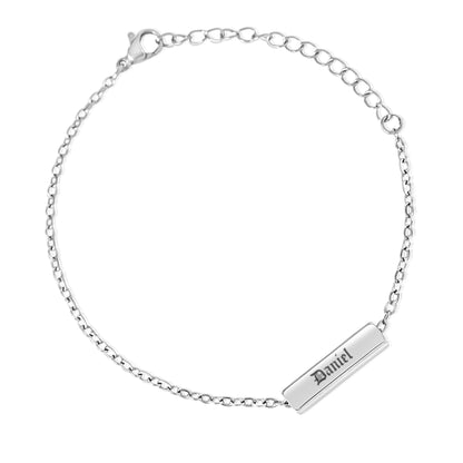 Bracelet avec Barre 3D Personnalisée